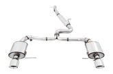 AWE Touring Edition Exhaust for VW Golf Alltrack / Sportwagen 4Motion - Chrome Silver Tips - out of package